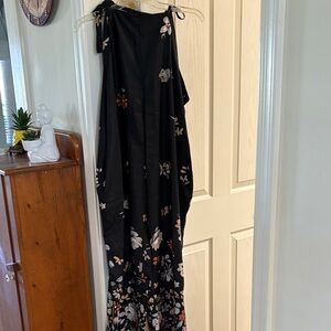Amazon Black Floral Jumpsuit